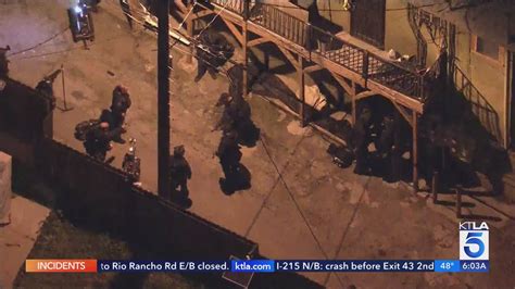3 LAPD officers in stable condition following shooting in East Los Angeles; suspect dead